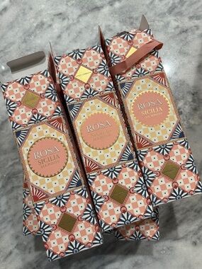 Dolce & Gabbana Decorative Wine Boxes in Pink, Navy & Gold